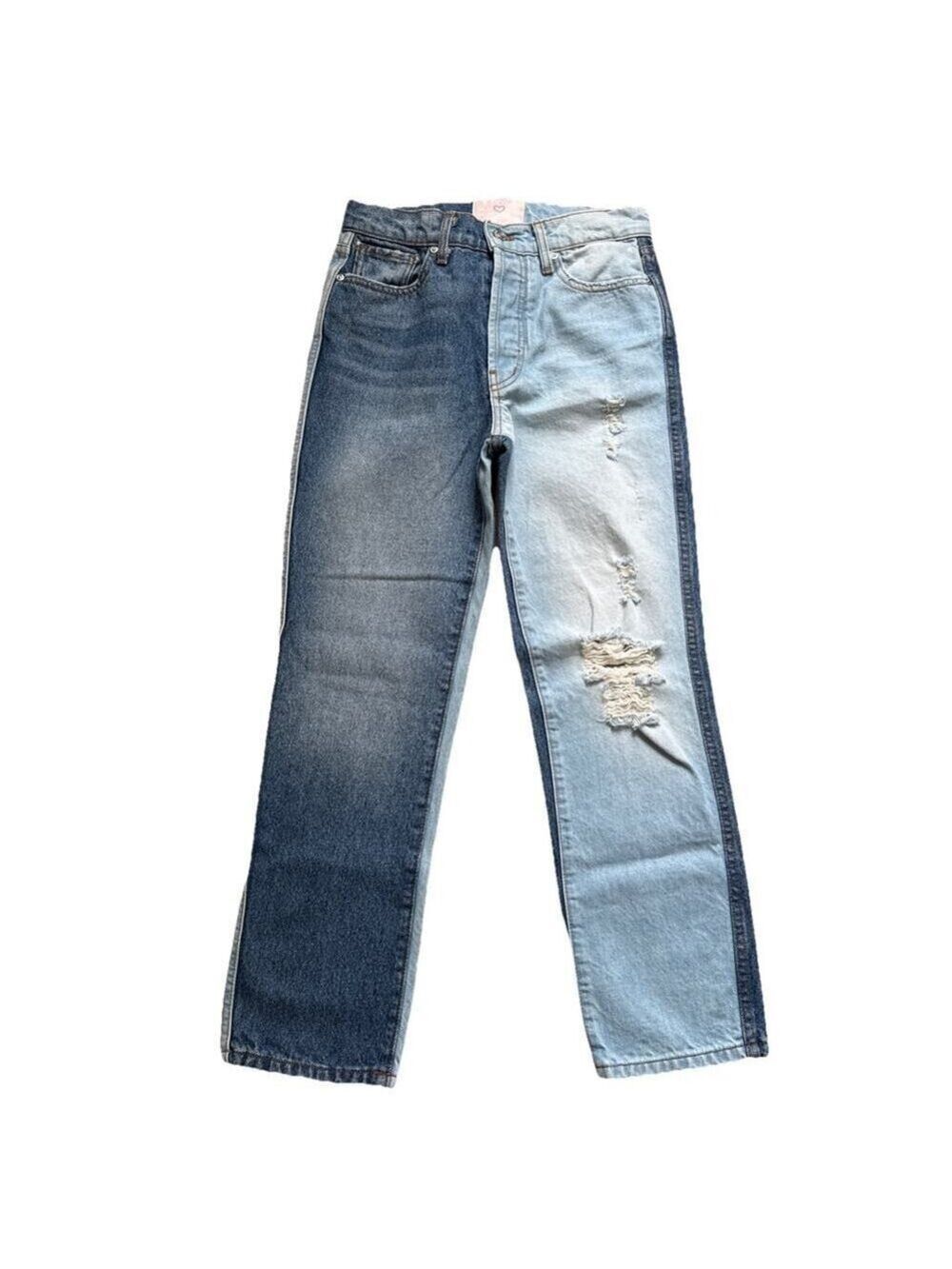 Revice Denim Jeans Two Tone Button Fly Size 25 USA